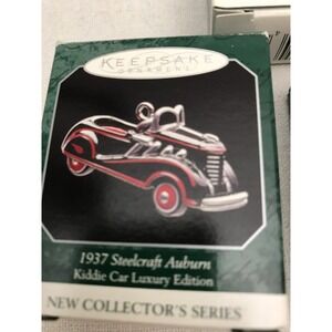 Hallmark Vintage, Miniature Kiddie Car Luxury Edition New Collector Christmas‎